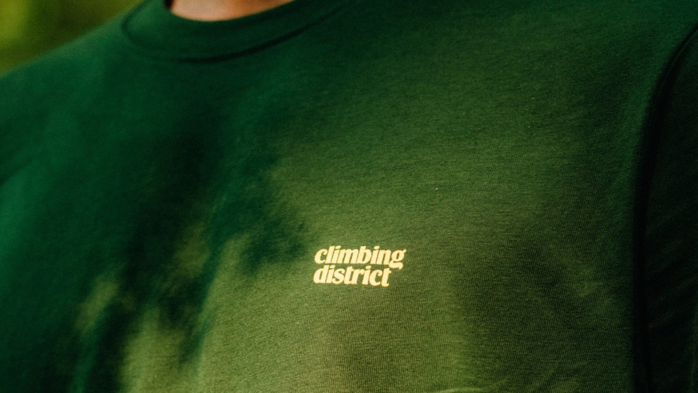 Le bon Tshirt de grimpe par Ivan Le Pays, Eliott Gamer et Climbing District