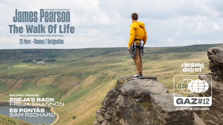 Visuel du GAZ #12 pour la projection du film The Walk Of Life avec James Pearson.