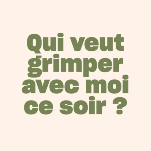 Grimpe dans le 5