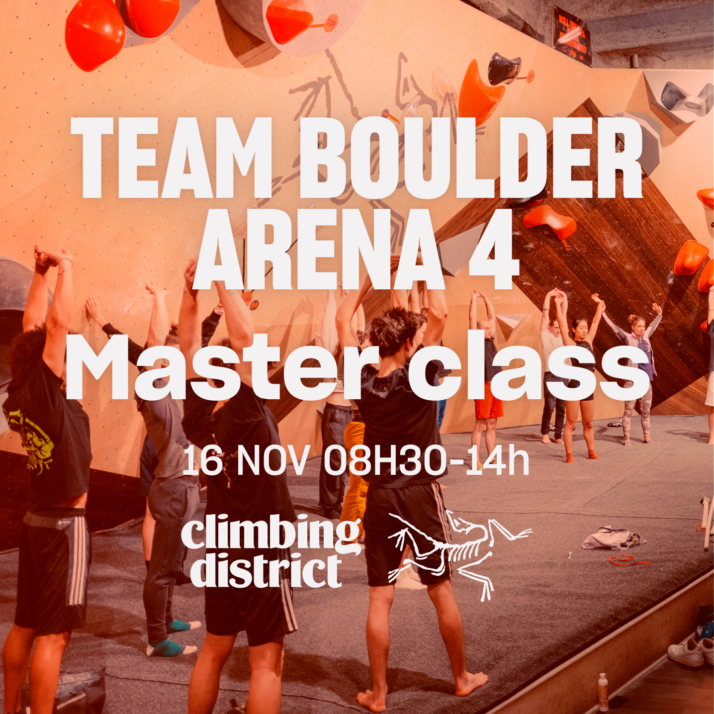 RÉSERVE TA PLACE POUR LES MASTERS CLASS