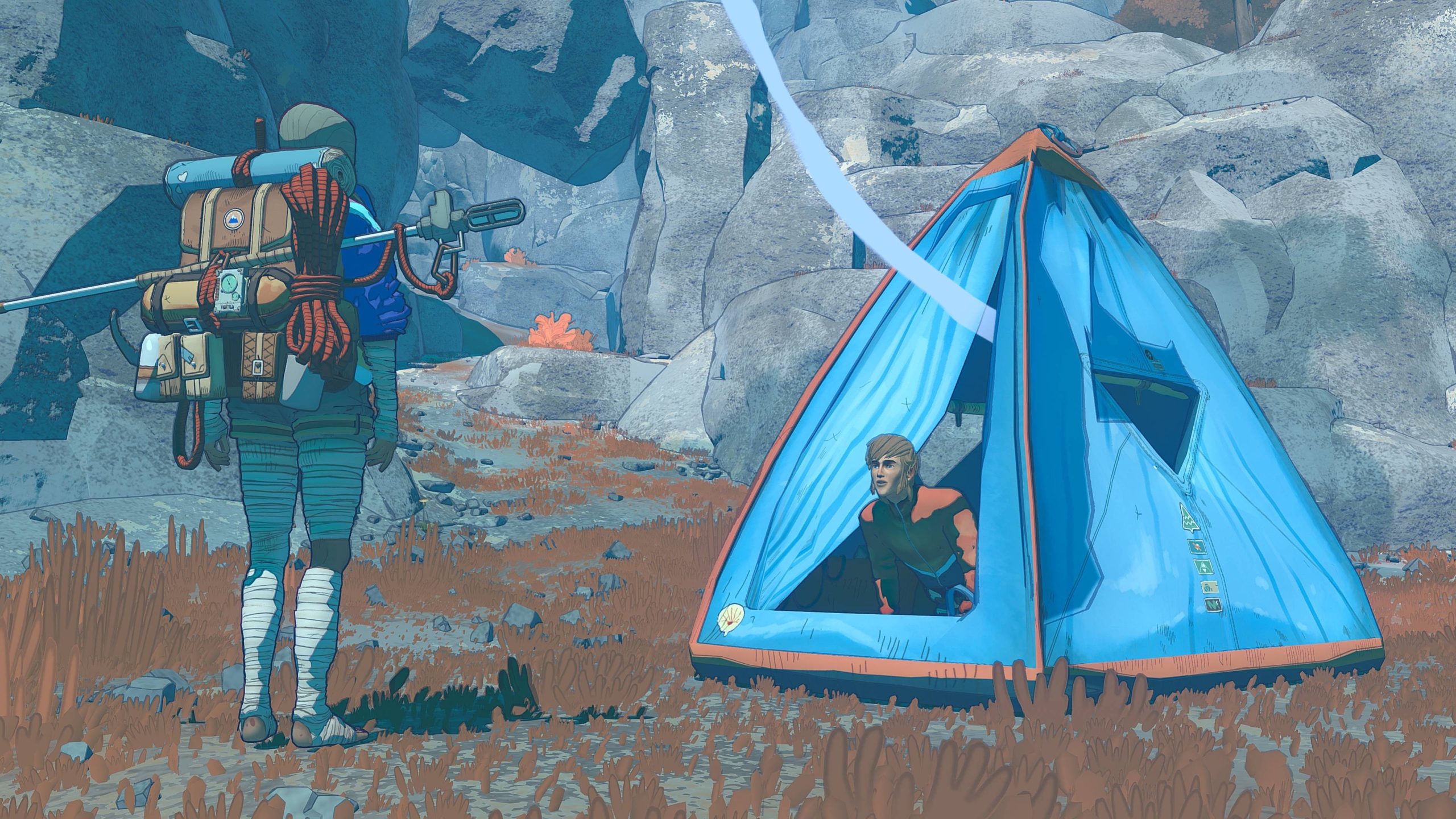 Cairn Jeu video par The Game Baker, partenariat de lancement avec Climbing District