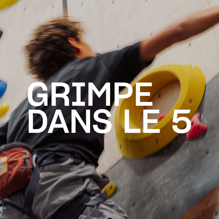 Grimpe dans le 5