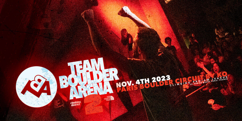 Team Boulder Arena #2, 4 novembre 2023 - Climbing District - Buttes-Chaumont